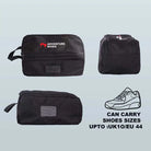 Adventure Worx Shoe Carry Pouch-Bag - Black - Travel Essentials