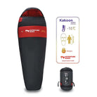 Adventure Worx Sleeping Bag (5 Degree Celsius) Low Altitude - Black-Red / One person - Sleeping Bags