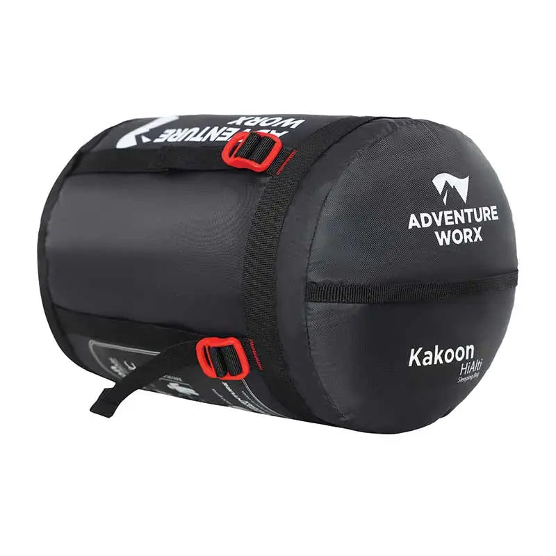 Adventure Worx Sleeping Bag (5 Degree Celsius) Low Altitude - Black-Red / One person - Sleeping Bags