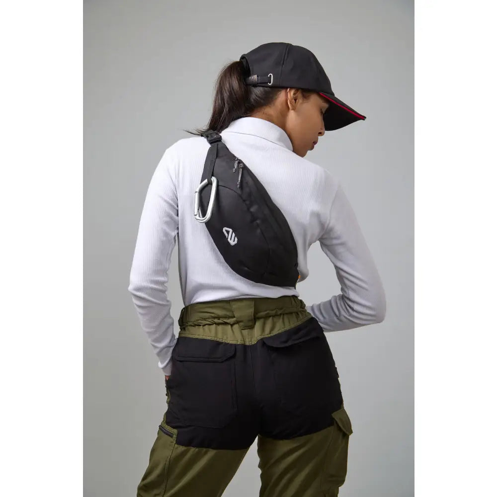 Adventure Worx Travel & Hiking Chail Cross Body Waist Pack (Pack of2) - Black - Waist Packs
