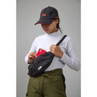 Adventure Worx Travel & Hiking Chail Cross Body Waist Pack (Pack of2) - Black - Waist Packs