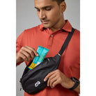 Adventure Worx Travel & Hiking Chail Cross Body Waist Pack (Pack of2) - Black - Waist Packs