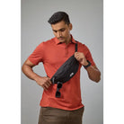 Adventure Worx Travel & Hiking Chail Cross Body Waist Pack (Pack of2) - Black - Waist Packs