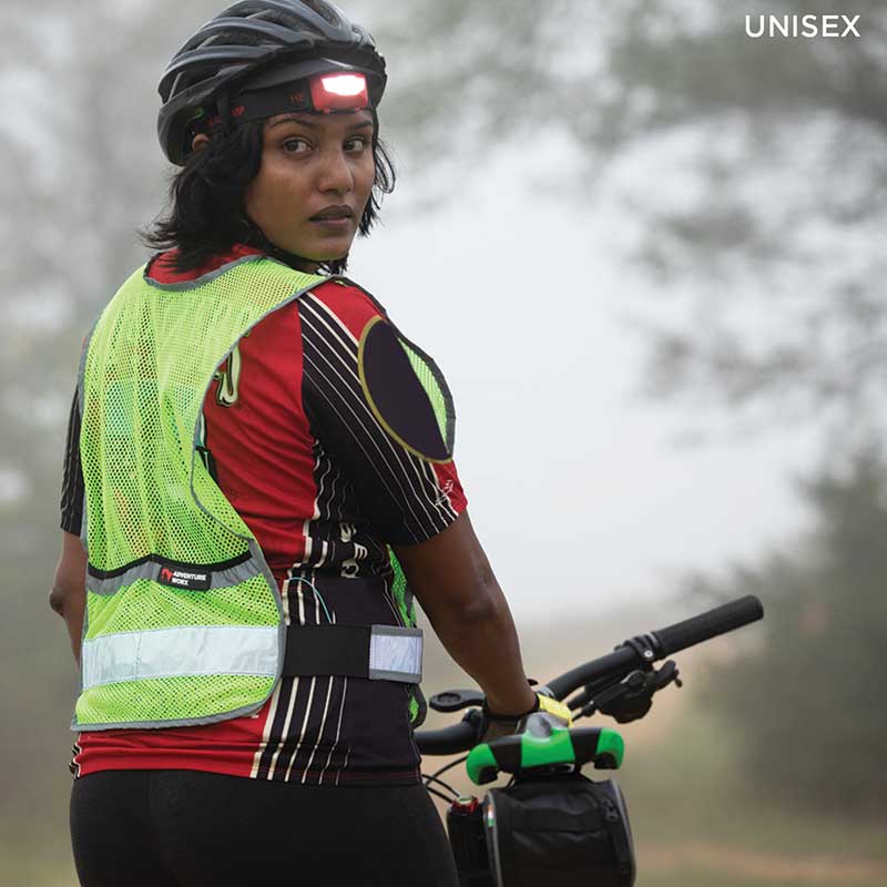 Adventure Worx Women’s Reflective Gilet - Yellow / Free Size - Jersey