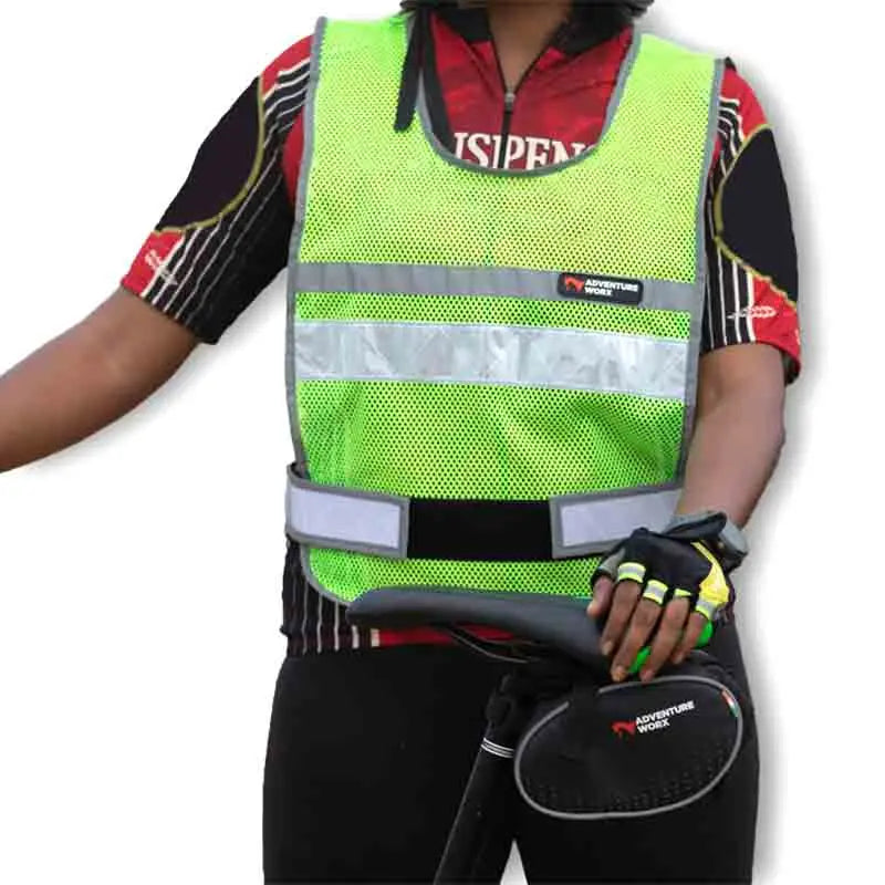 Adventure Worx Women’s Reflective Gilet - Yellow / Free Size - Jersey