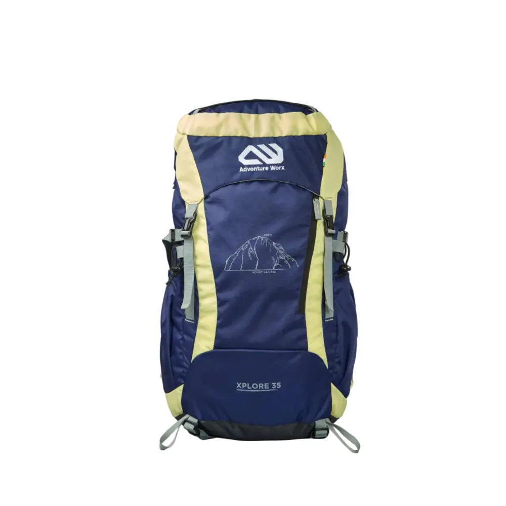 Adventure Worx Xplore 35 Litre Rucksack - Navy Blue / 35 Litres - Rucksacks and Backpacks