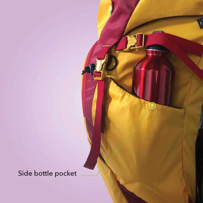 Adventure Worx Xplore 35 Litre Rucksack - Yellow / 35 Litres - Rucksacks and Backpacks