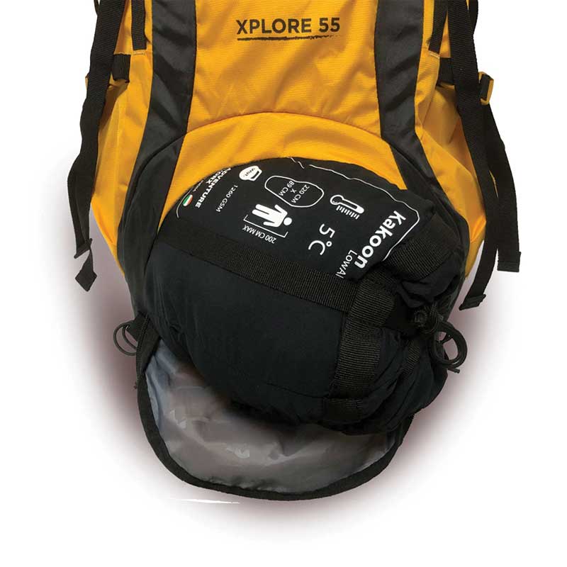 Adventure Worx Xplore 55 Litres Rucksack - Yellow / 55 Litres - Rucksacks and Backpacks