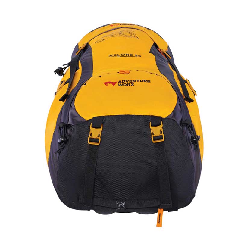 Adventure Worx Xplore 55 Litres Rucksack - Yellow / 55 Litres - Rucksacks and Backpacks