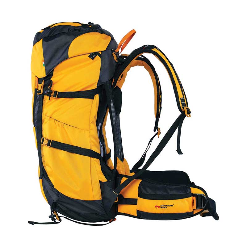 Adventure Worx Xplore 55 Litres Rucksack - Yellow / 55 Litres - Rucksacks and Backpacks