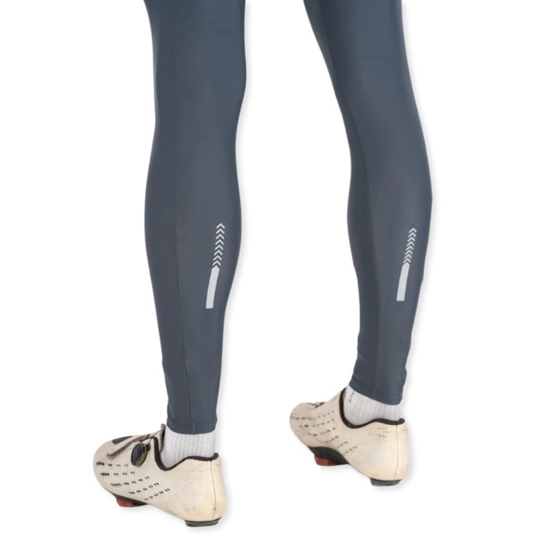 Apace Men's Blade Endurance Cycling Pants in slate gray, featuring cargo pockets and a snug fit for cycling comfort.