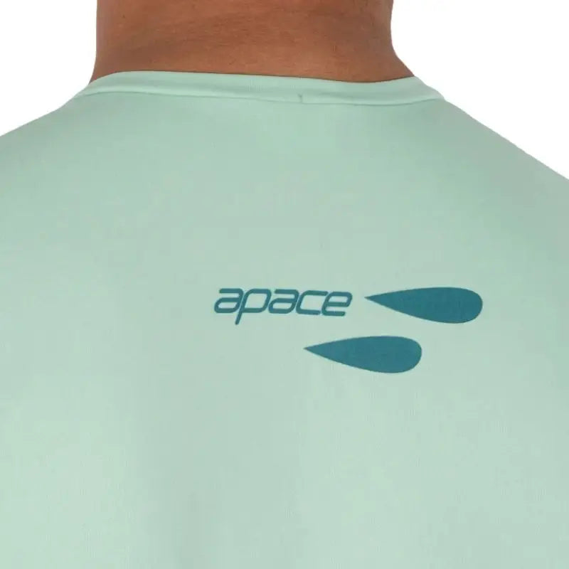 Apace Men's Cruise cycling T-shirt in mint green, lightweight fabric, with short sleeves and sporty fit, designed for active wear.