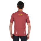 Apace Men's Cruise Cycling T-shirt in black, featuring a crew neck and short sleeves, made for comfortable riding.
