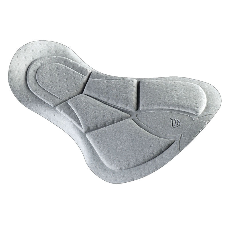 Apace men's Verge Primo triathlon shorts in black with blue accents, designed for athletic performance and comfort.