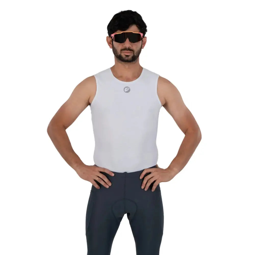 Apace Unisex Cycling Baselayer - 2XS / White - Baselayer