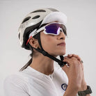 Apace unisex cycling hustle cap made of lightweight headwear fabric, featuring a curved brim and adjustable strap.