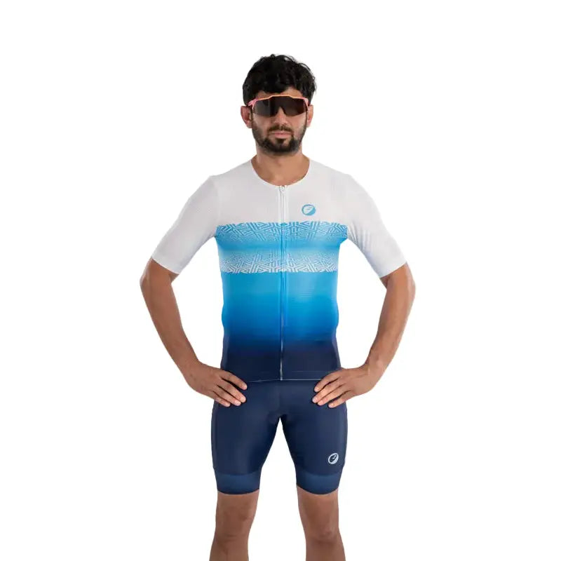 Apace Unisex Race Fit Cycling Jersey - XS / TidalForce - Cycling Jersey