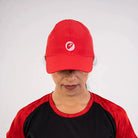 Red Apace unisex running streak cap, lightweight headwear designed for running and outdoor activities.