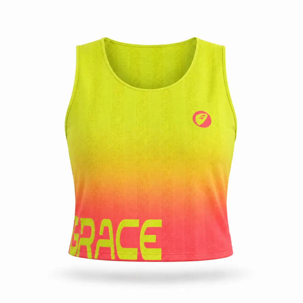 Apace Women’s Active Training Crop Top - XS / Spectrum - Crop Top