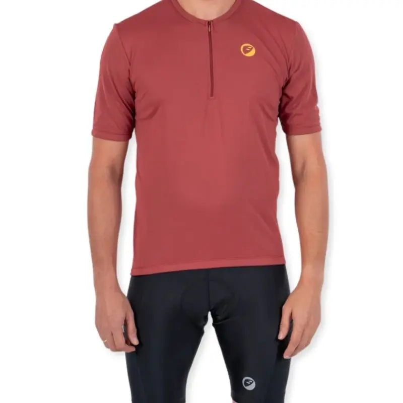 Apace Women's Cruise Cycling T-shirt in pink, featuring a fitted design with short sleeves and breathable fabric for active wear.