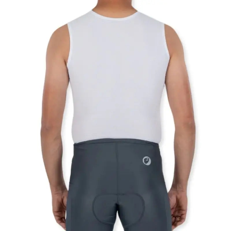 White Apace women's cycling baselayer mesh cooling shirt with lightweight, breathable fabric for comfort during rides.