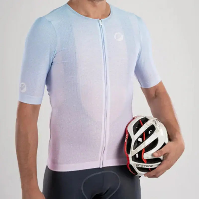 Apace women's cycling race fit jersey in vibrant color, featuring short sleeves and breathable fabric for racing comfort.