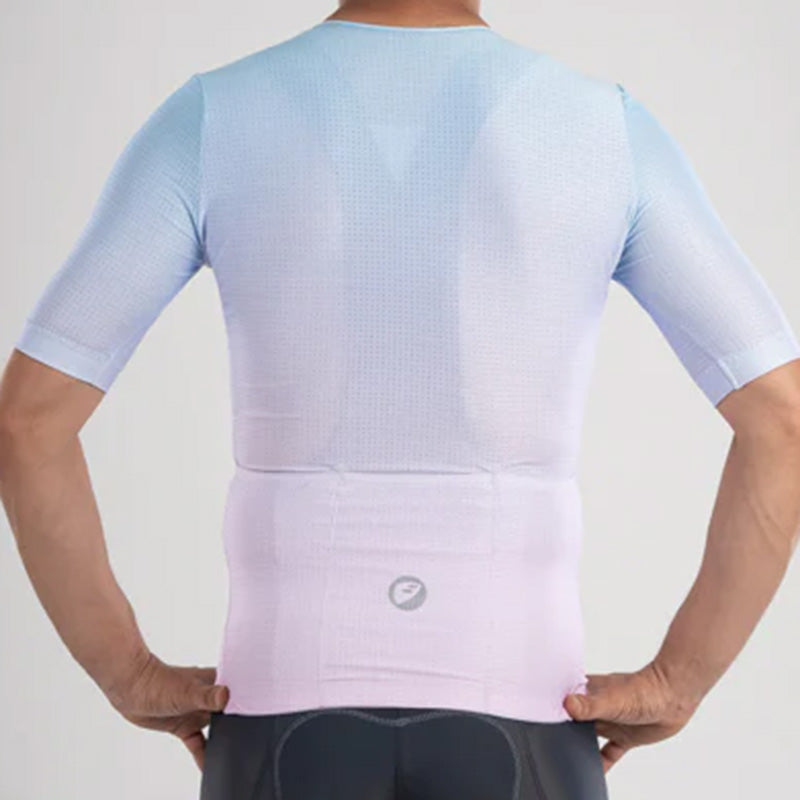 Apace Women's cycling race fit jersey in vibrant color, featuring breathable fabric and sleek design for performance riding.