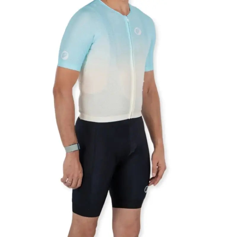Apace Women's Elite Fit Cycling Jersey in a sleek design, showcasing breathable fabric and tailored fit for active cycling.