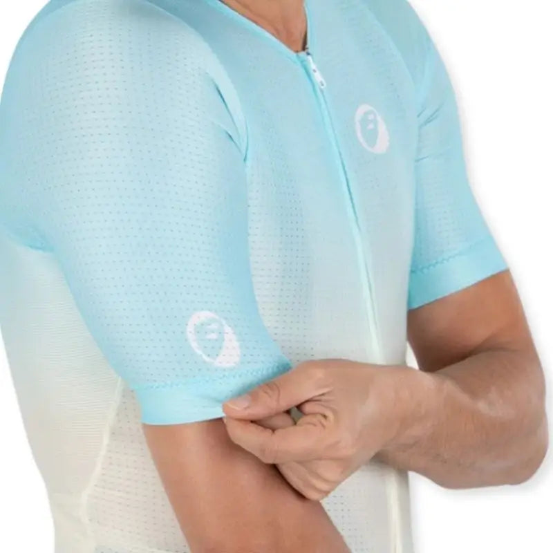 Apace Women's Elite Fit Cycling Jersey in moisture-wicking fabric, featuring a sleek design and full front zipper.