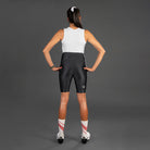 Apace Women's Verge Nuovo triathlon shorts in black, fitted design with sleek fabric and flat seams for athletic performance.