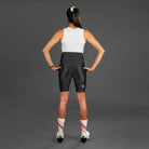 Apace Women's Verge Nuovo triathlon shorts in black, fitted design with sleek fabric and flat seams for athletic performance.