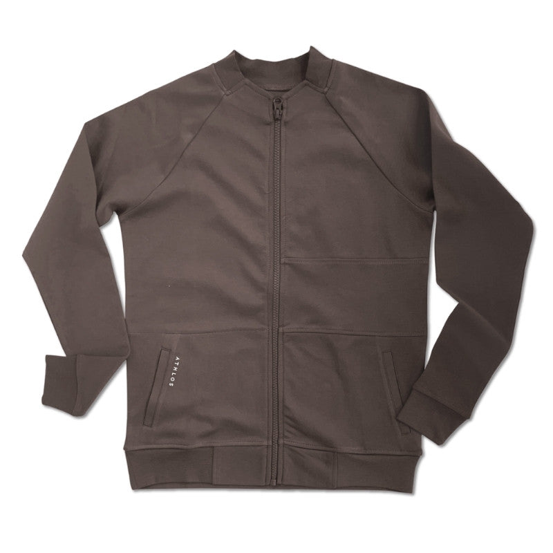 Athlos Men’s Coach Jacket - Bark / S - Winter Jacket