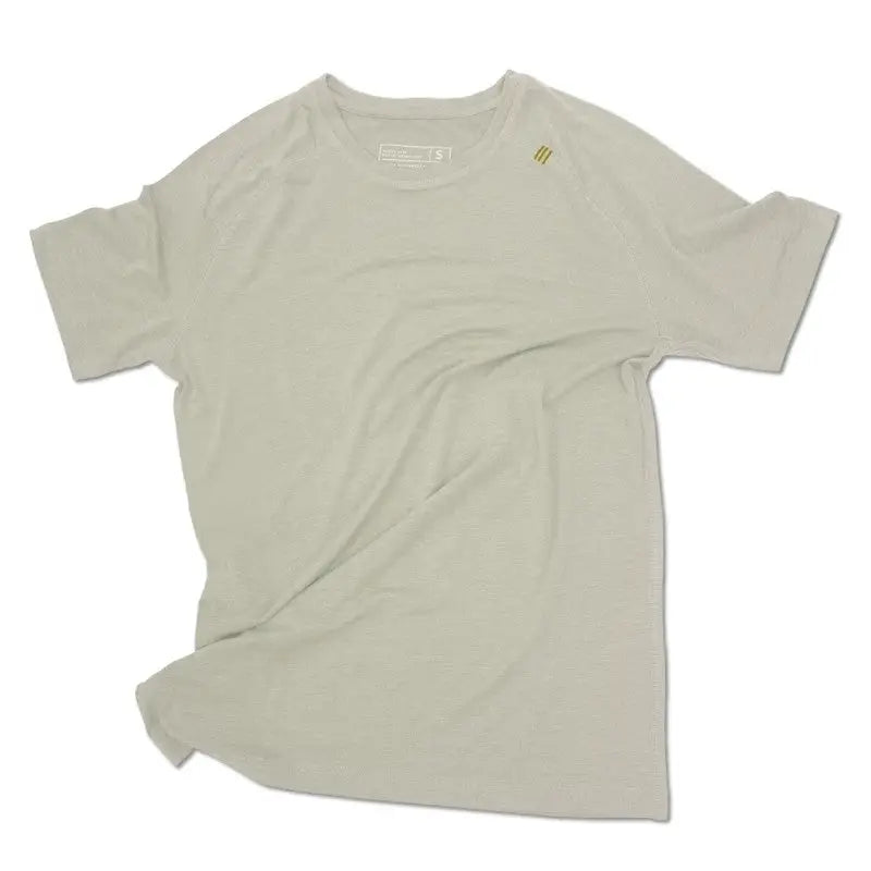 Athlos Men’s Distance T-shirt - Snow / S - T-shirt