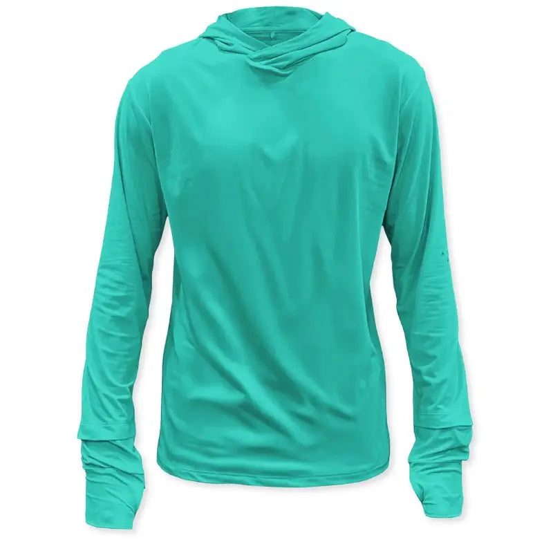 Athlos Men’s Sun Hoodie Lightweight - Andaman / S - Hoodie