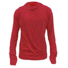 Athlos Men’s Sun Hoodie Lightweight - Santa Red / S - Hoodie