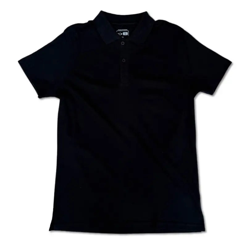 Athlos Men’s The Polo T-shirt - Jet Black / S - T-shirt