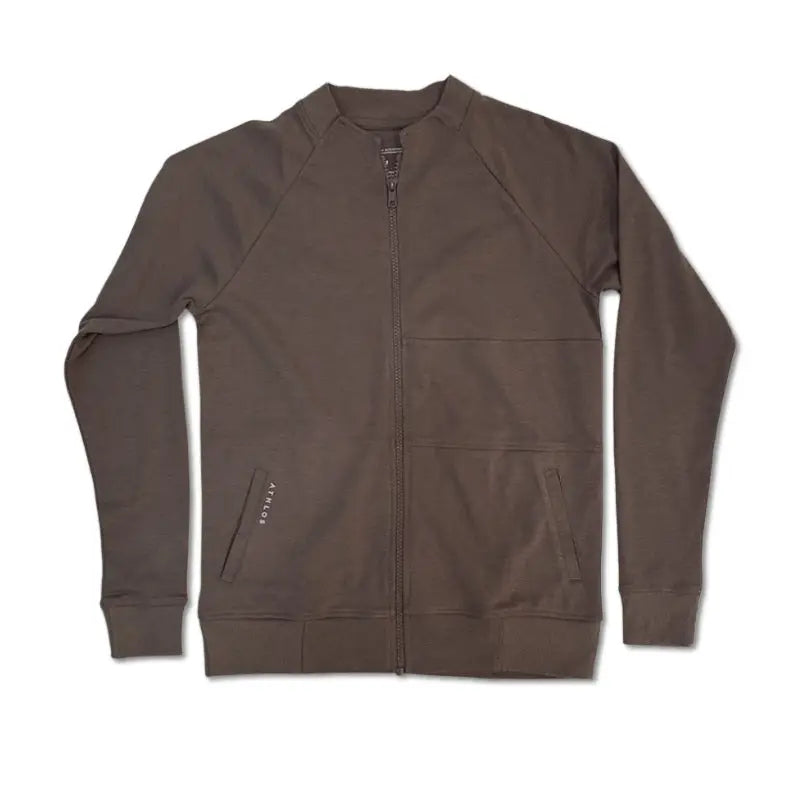 Athlos Women’s Coach Jacket - Bark / S - Wind Jacket