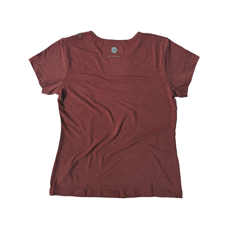 Athlos Women’s Distance T-shirt - Rhubarb / S - T-shirt