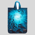 Azen unisex microfiber hooded beach towel with colorful patterns, perfect for swimming or lounging at the beach.