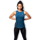 Baller Athletik Women’s Crossover Racerback - Navy / XS - T-shirt