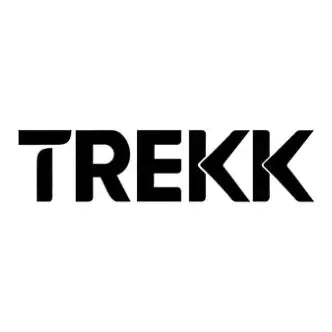 Black ’trekk’ logo in bold, modern sans-serif font.