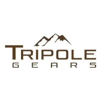 Brown mountain logo with the text ’tripole gears’ in a bold, sans-serif font.