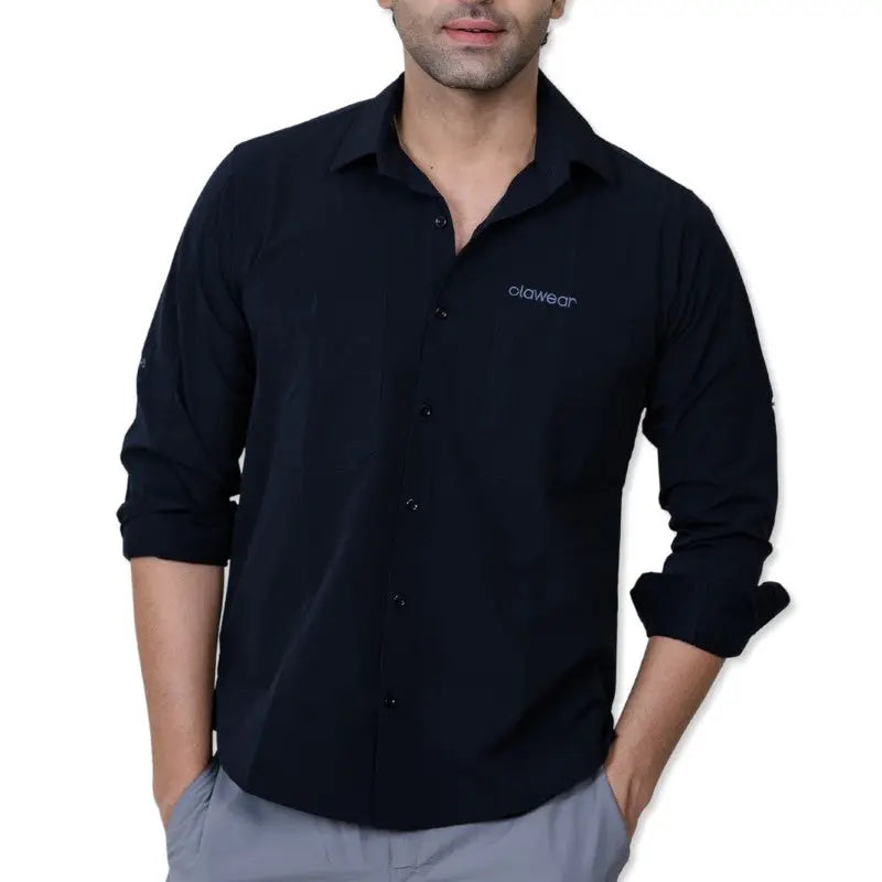 Clawear Men’s Andaman Airvent Full Sleeve Shirt - Navy / S - Shirt