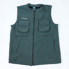 Green Clawear Corbett 2.0 vest jacket for men, featuring a zip-up front, padded design, and casual streetwear style.