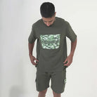 Green Clawear Mens Hemis T-Shirt with graphic design, casual fit, made from soft fabric, high-quality men's T-shirt.
