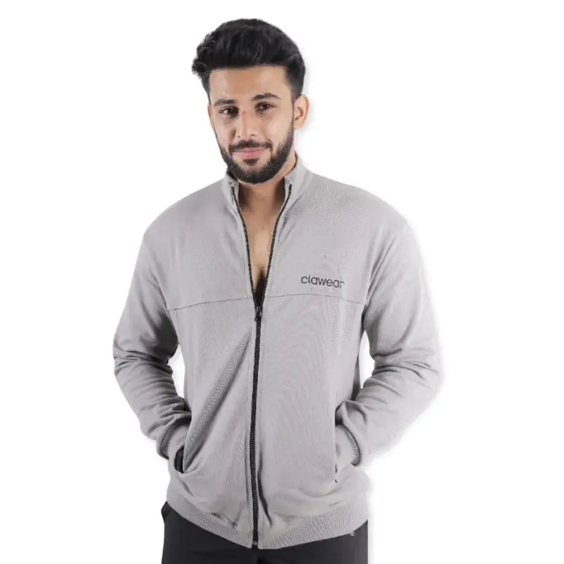 Clawear Men’s Himalayan Full Zipper Jacket - Grey / S - Winter Jacket
