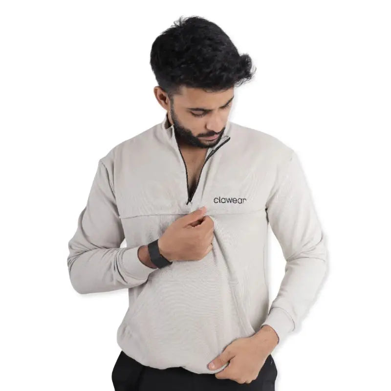 Clawear Men’s Himalayan Half Zipper Pullover - Hoodie