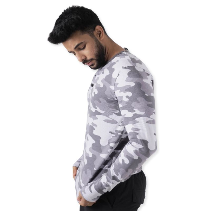 Clawear Men’s Jhalana Full Sleeves Round Neck Tshirt - T-shirt