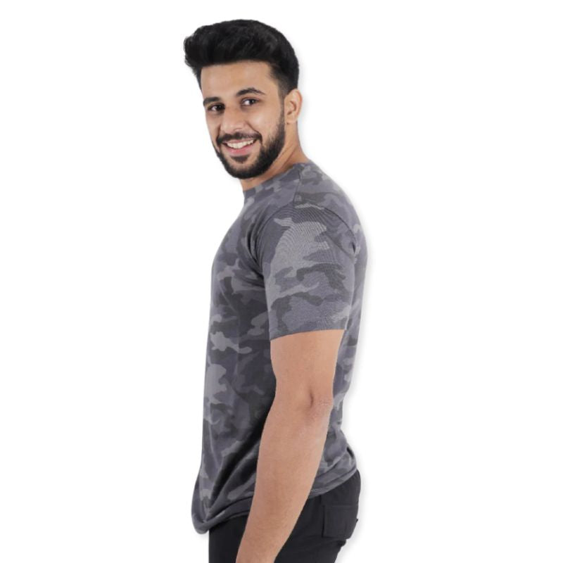 Clawear Men’s Jhalana Half Sleeves Round neck T-shirt - T-shirt