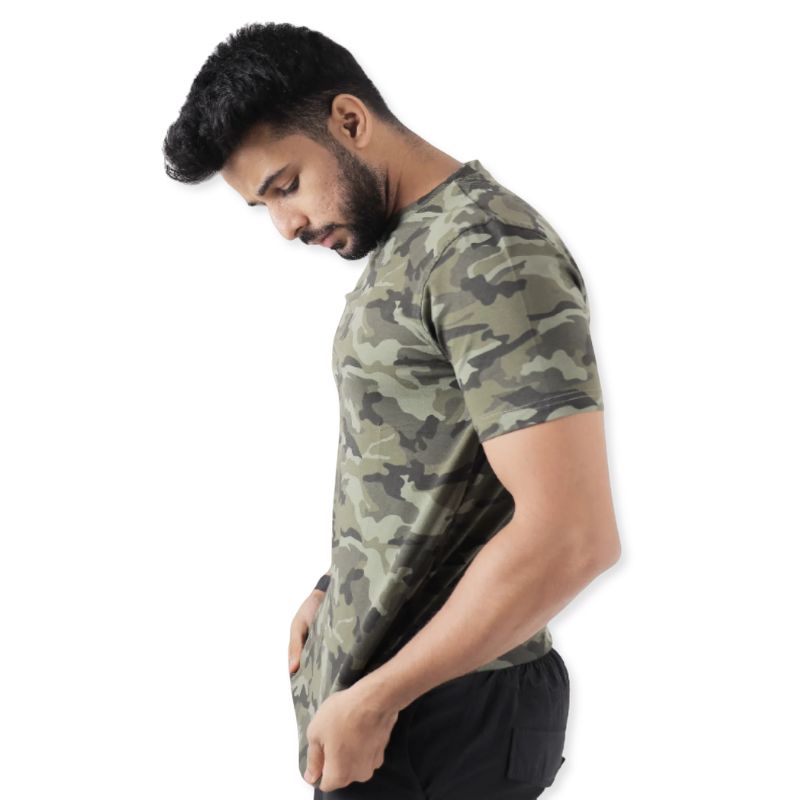 Clawear Men’s Jhalana Half Sleeves Round neck T-shirt - T-shirt